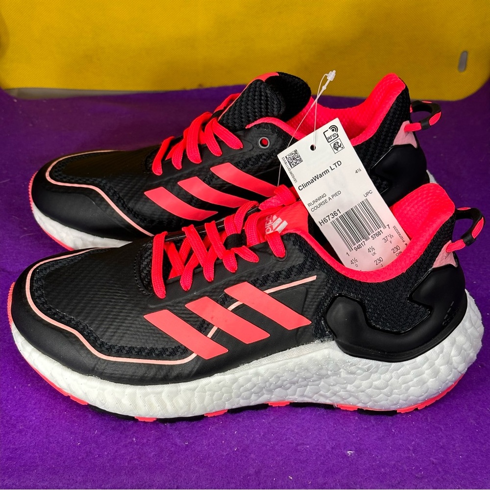 Adidas Climawarm LTD Running Shoes Black/Pink Mens Size 5 Women’s size 6.5 New